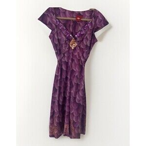 Oilily Purple Silk Dress Size 42